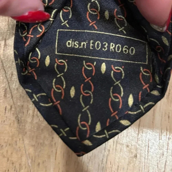 Brioni Hand Sewn 100% Silk Made In Italy Infinity Geometric Mens Neck Tie - Picture 8 of 11